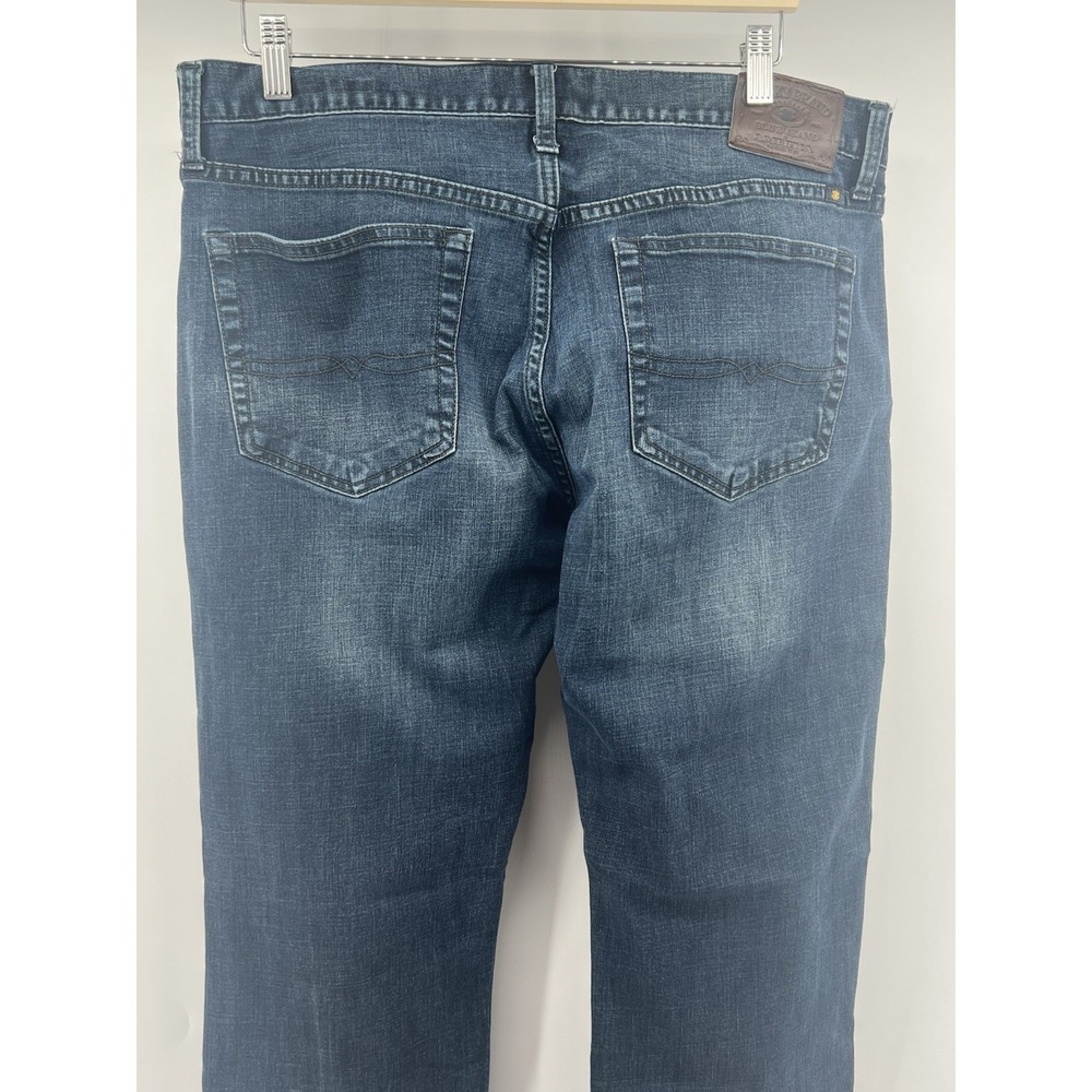 Lucky Brand 121 Heritage Slim Jeans Tagged 36/30 Actual 37/29 Mid Wash Stretch - Picture 5 of 7